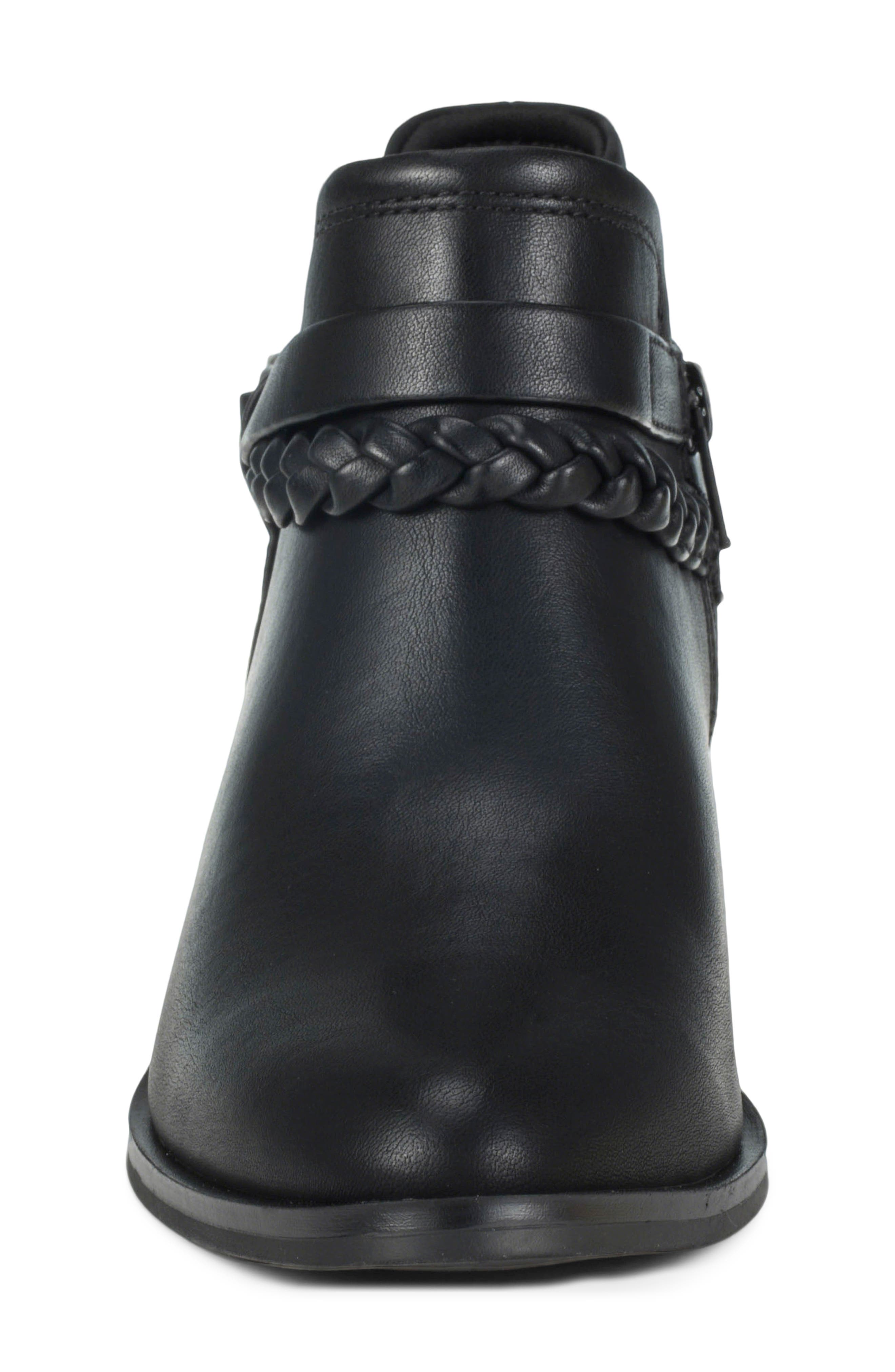 Daisie Block Heel Ankle Bootie, Alternate, color, BLACK