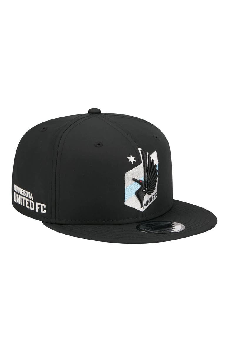 New Era Men's New Era Black Minnesota United FC 2026 Jersey Hook 9FIFTY Snapback Hat, Main, color, Black
