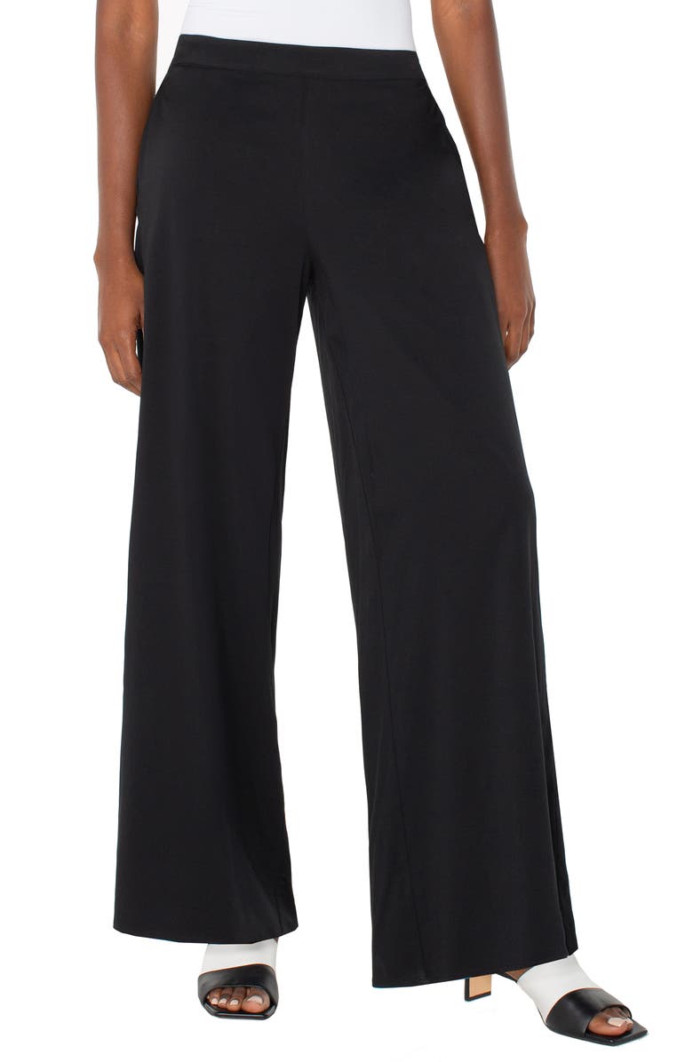 Liverpool Los Angeles Pull-On Palazzo Pants, Main, color,