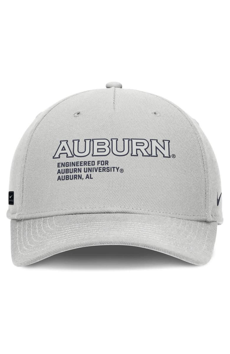 Nike Men's Nike Gray Auburn Tigers 2025 On-Field Primetime Rise Dri-FIT Adjustable Hat, Alternate, color, Gray
