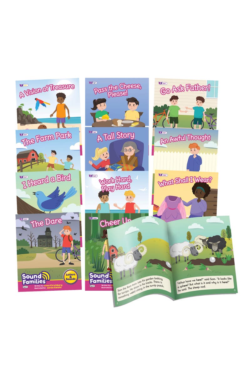 Junior Learning Decodable Readers Sound Families Rcontrolled Fiction Phase 5.5, Main, color, Multicolored