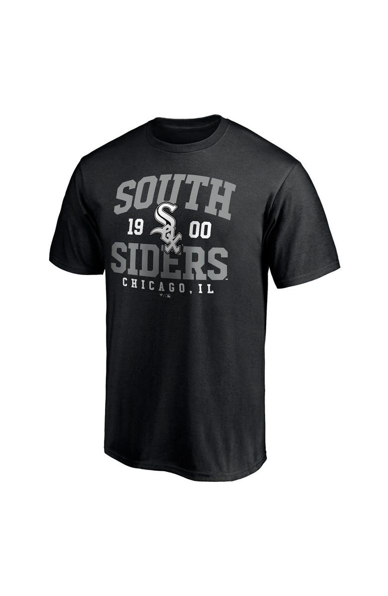 FANATICS Men's Fanatics Branded Black Chicago White Sox South Siders Hometown Collection T-Shirt, Alternate, color, 