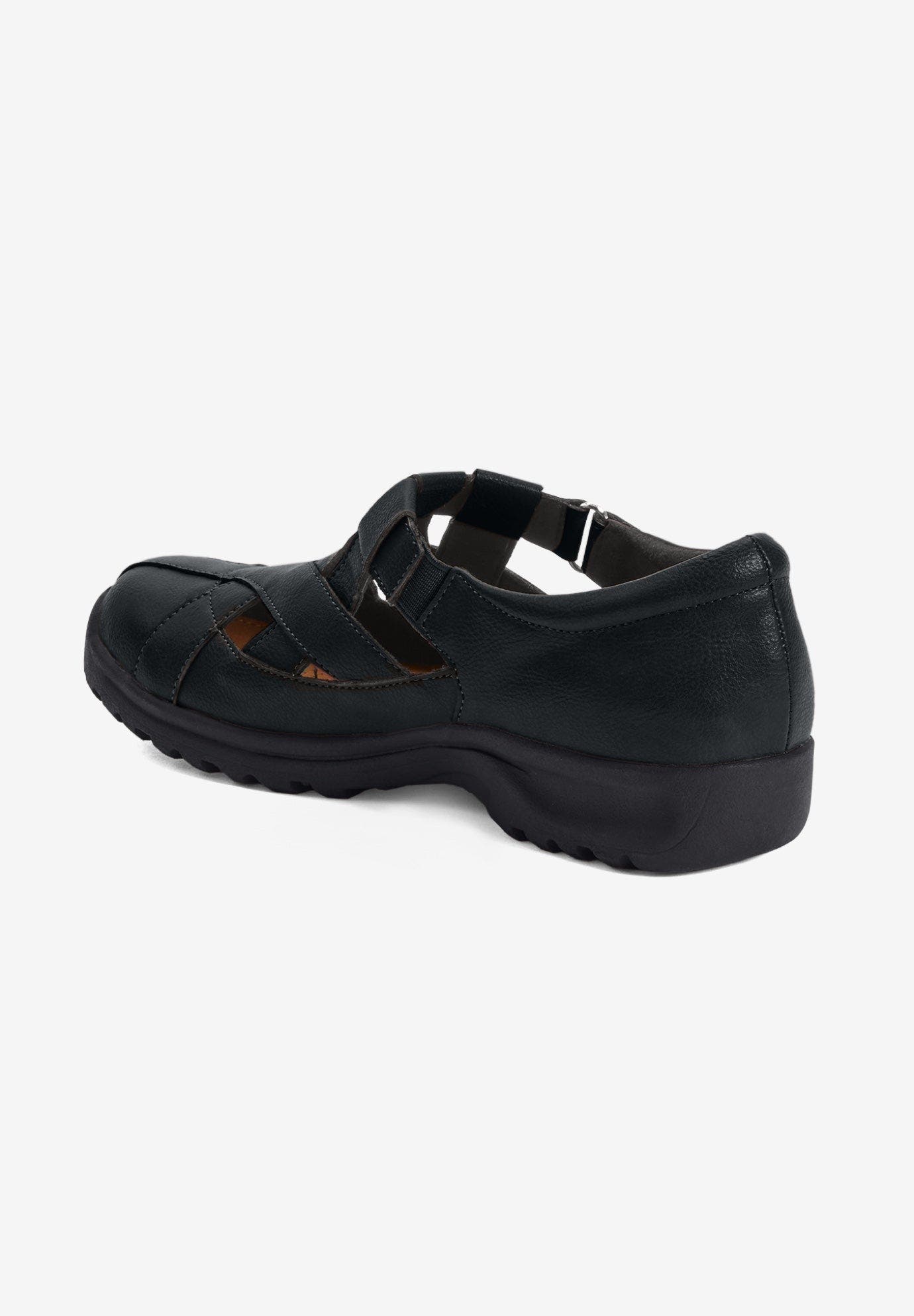 Comfortview The Cailyn Flat, Alternate, color, Black