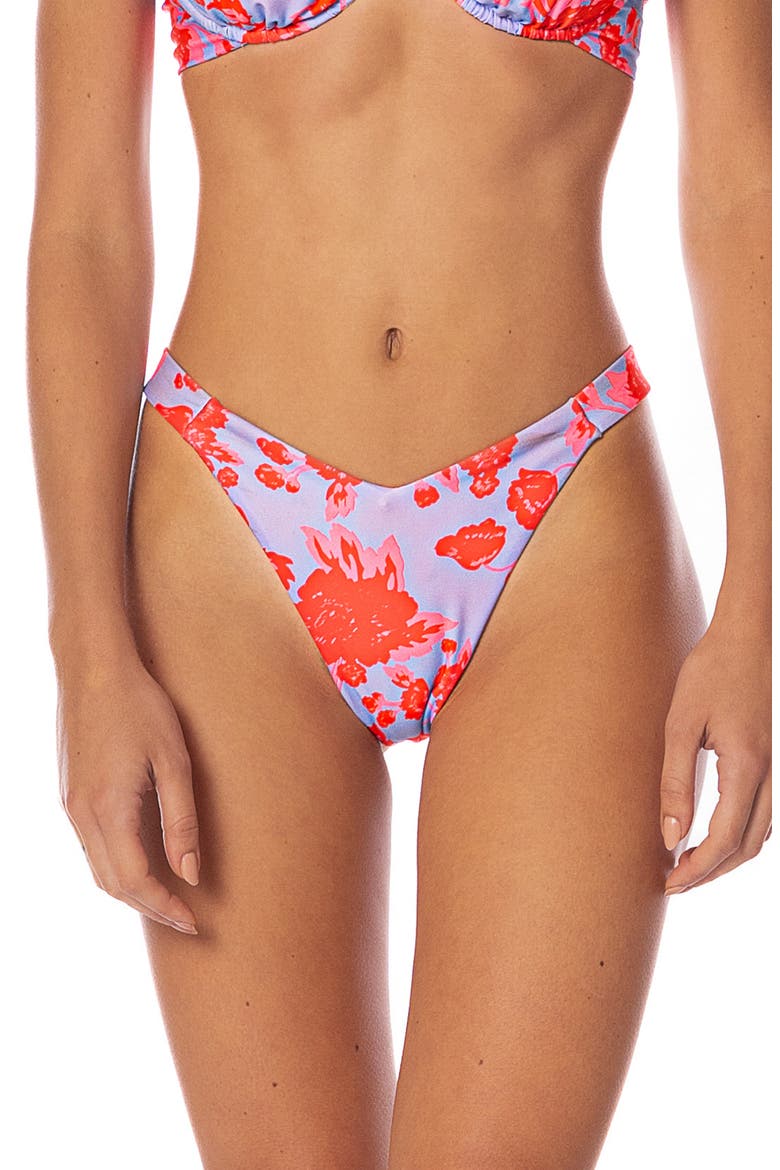 Lavender Dream Waikiki Reversible Bikini Bottoms, Main, color, PURPLE