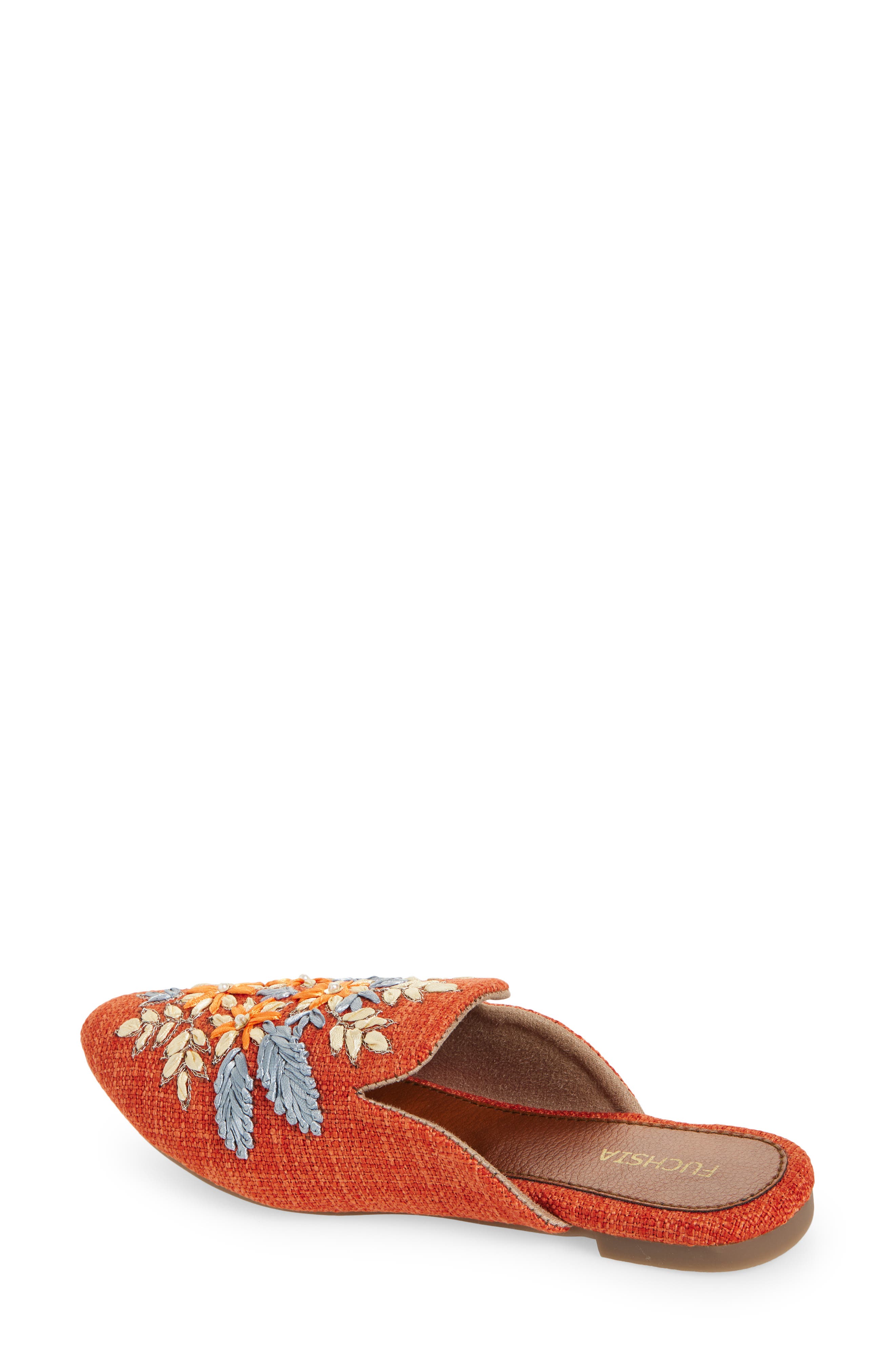 FUCHSIA Jute Embroidered Mule, Alternate, color, Pink