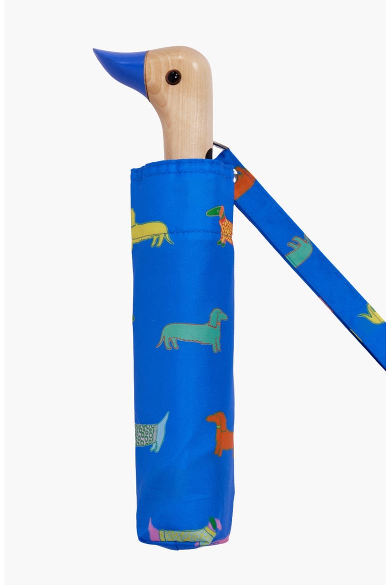 Eco-Friendly Compact Duck Umbrella, Main, color, Dogs In Blue