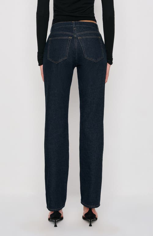Reformation Greer Straight Leg Jeans In Blue