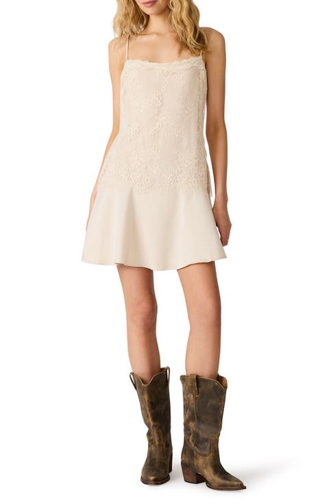 Nabella Lace Sleeveless Minidress