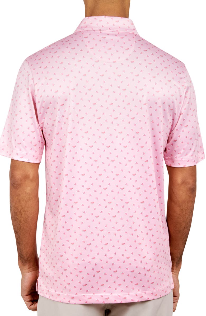 CONSTRUCT Watermelon Golf Polo Shirt, Alternate, color, Pink