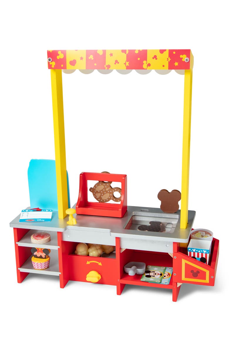Melissa & Doug Disney Snacks & Popcorn Wooden Food Counter, Alternate, color,