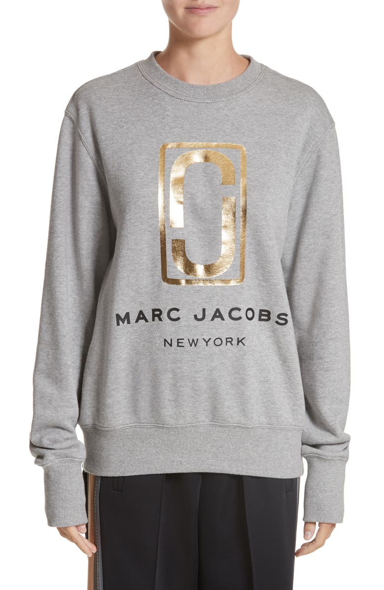 Marc Jacobs Logo Sweatshirt, Main, color, 