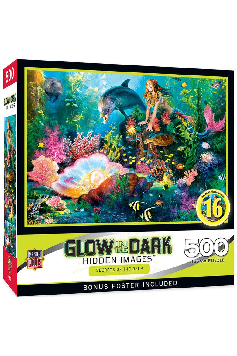 Secrets of the Deep 500 Piece Puzzle, Main, color, Multicolor