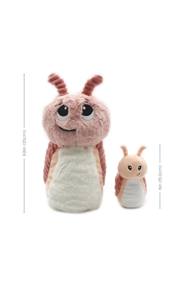 Snail Mom and Her Baby - Secret Keeper Plush Toy, Eco-Friendly, Soft & Washable, Alternate, color, Pink