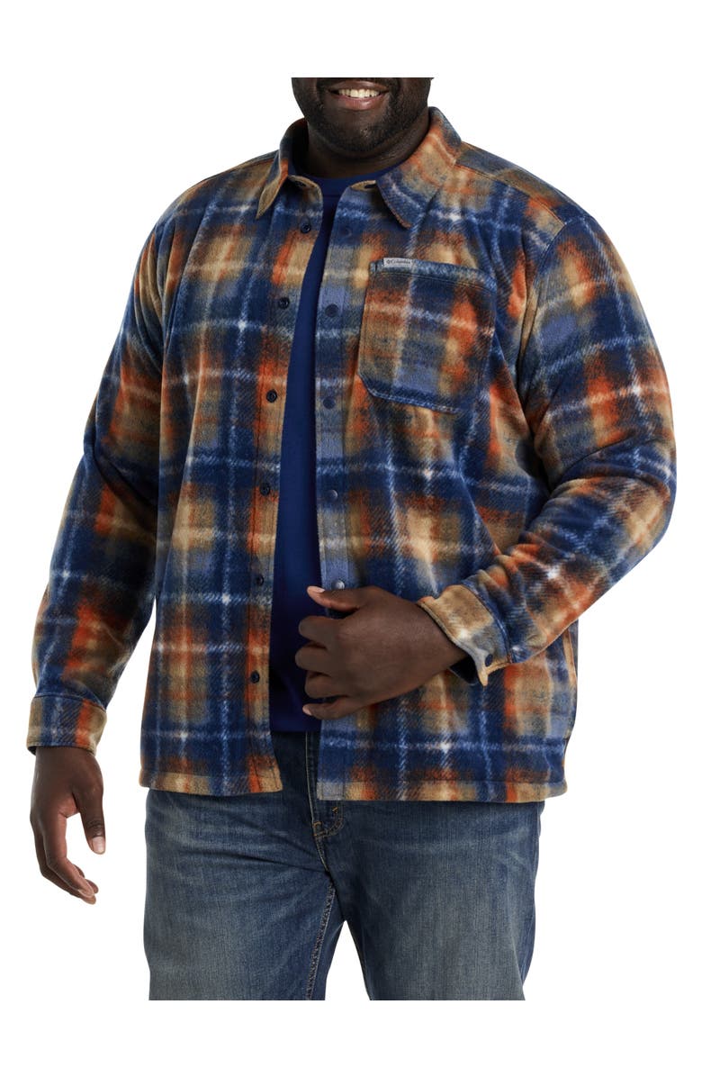 Columbia Big & Tall Steens Mountain Printed Shirt Jacket, Main, color,