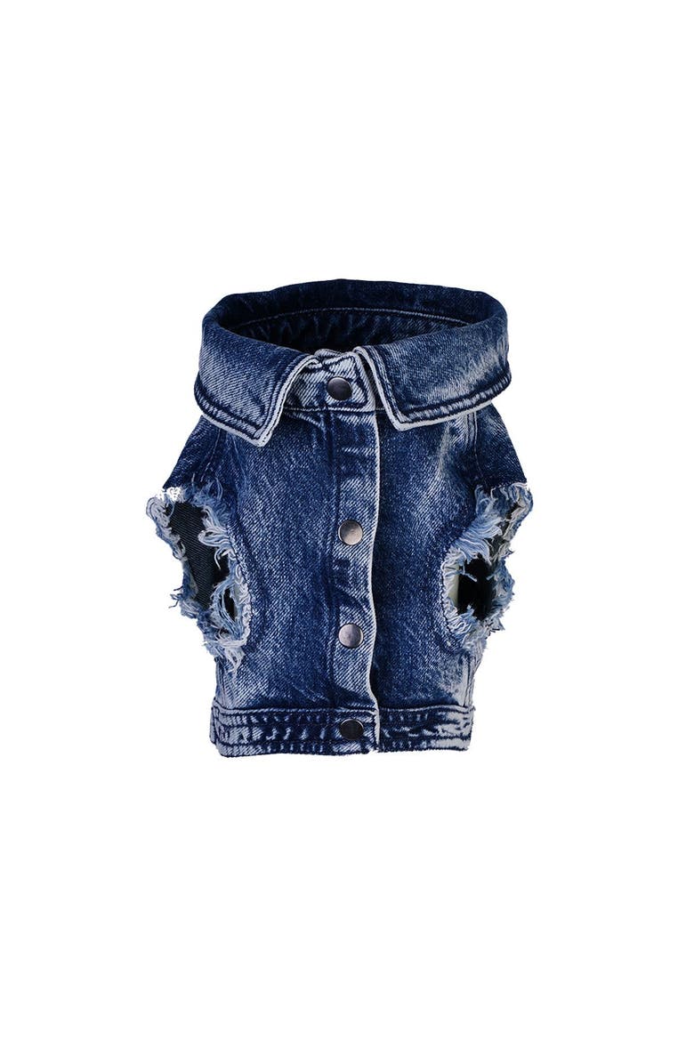 Moshiqa Denim Cat, Alternate, color, Blue