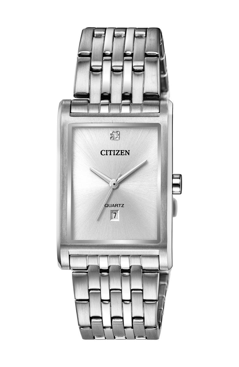 Citizen Men's Quartz Stainless Steel Bracelet Watch, 26mm, Main, color,