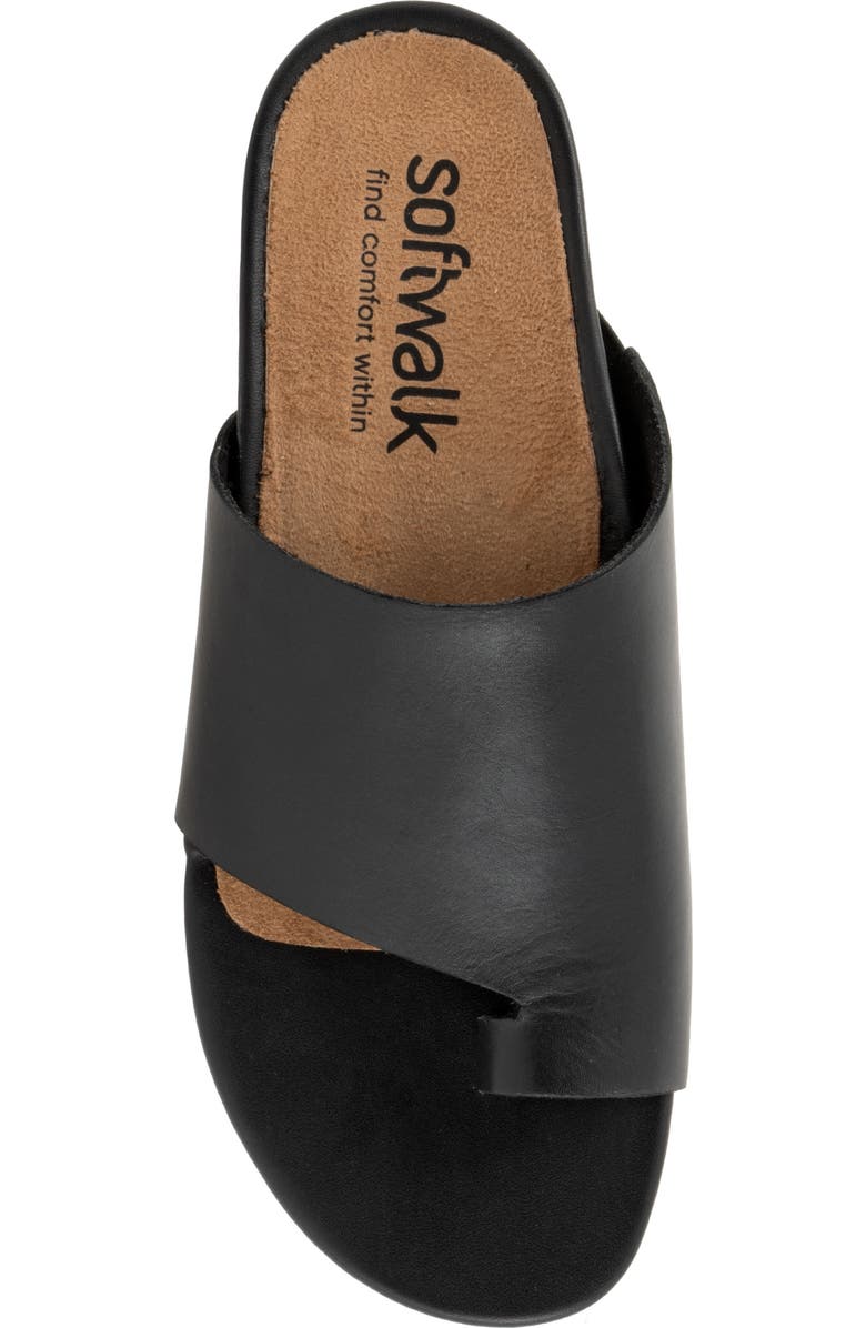 SoftWalk<sup>®</sup> Corsica 2.0 Toe Loop Sandal, Alternate, color, Black