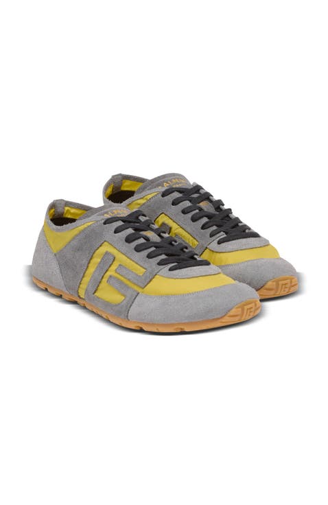 Racer 45 trainers in suede and nylon
