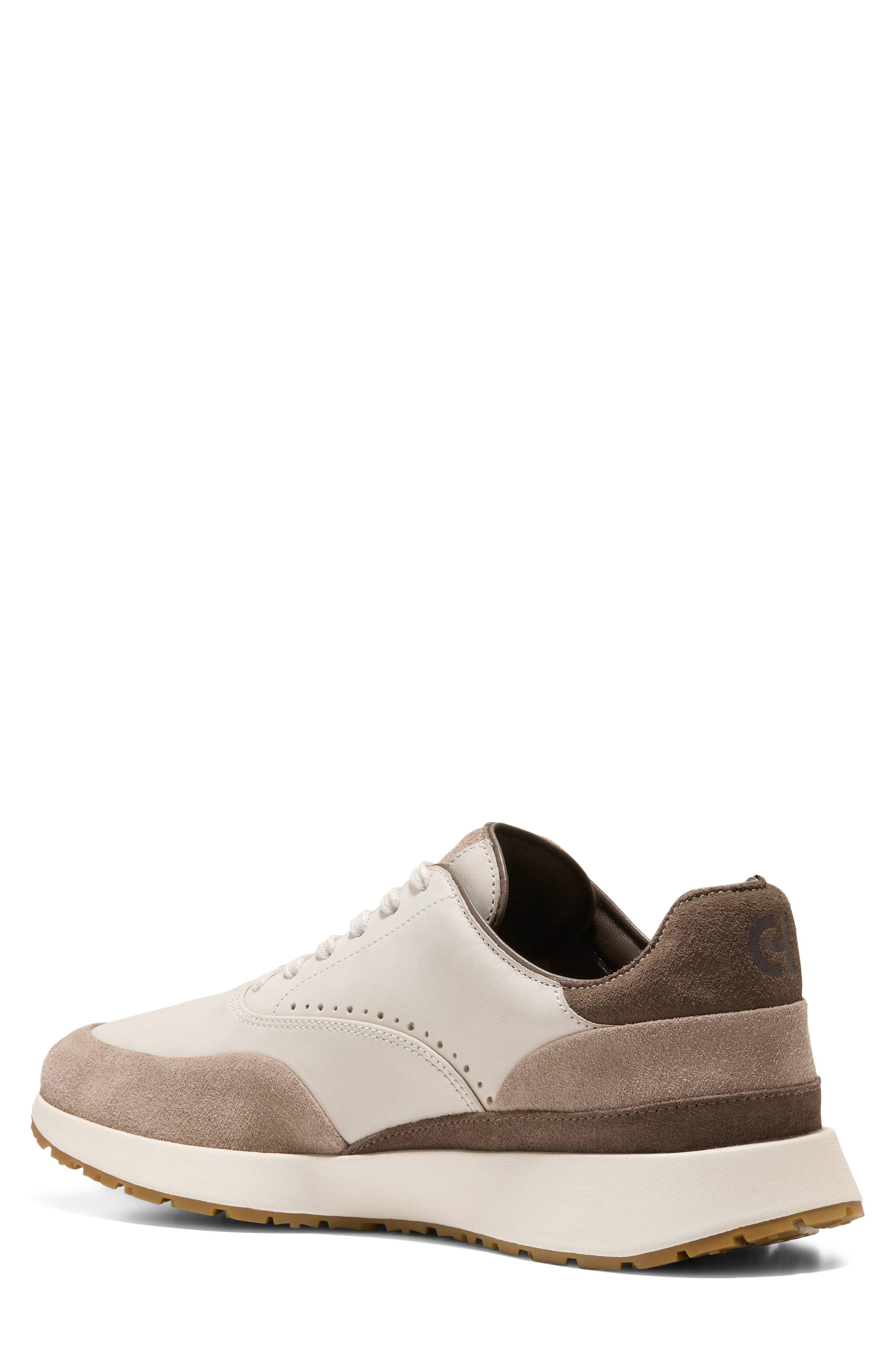GrandPro Luxe Mile Sneaker, Alternate, color, PUMICE STONE NUBUCK / COFFEE