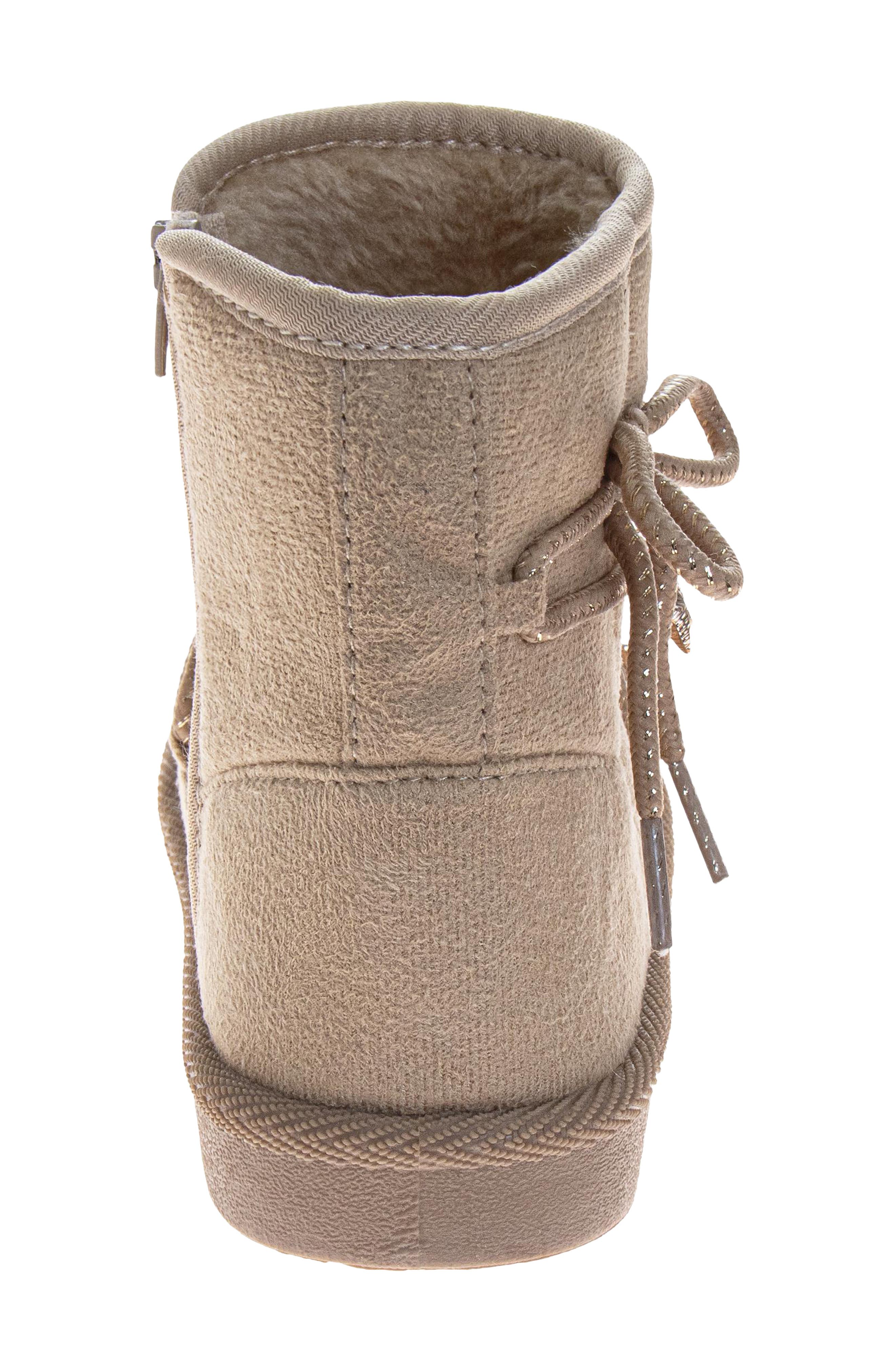 Kids' Cozy Winter Boot, Alternate, color, SAND