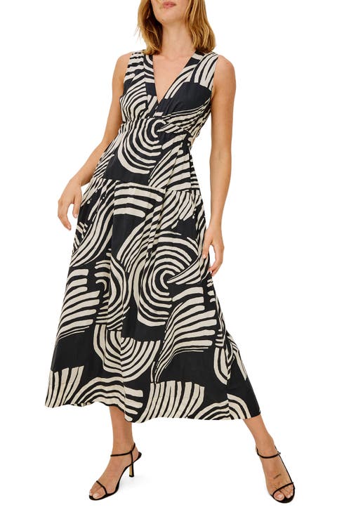 Genevieve Cutout Tiered Cotton Sundress