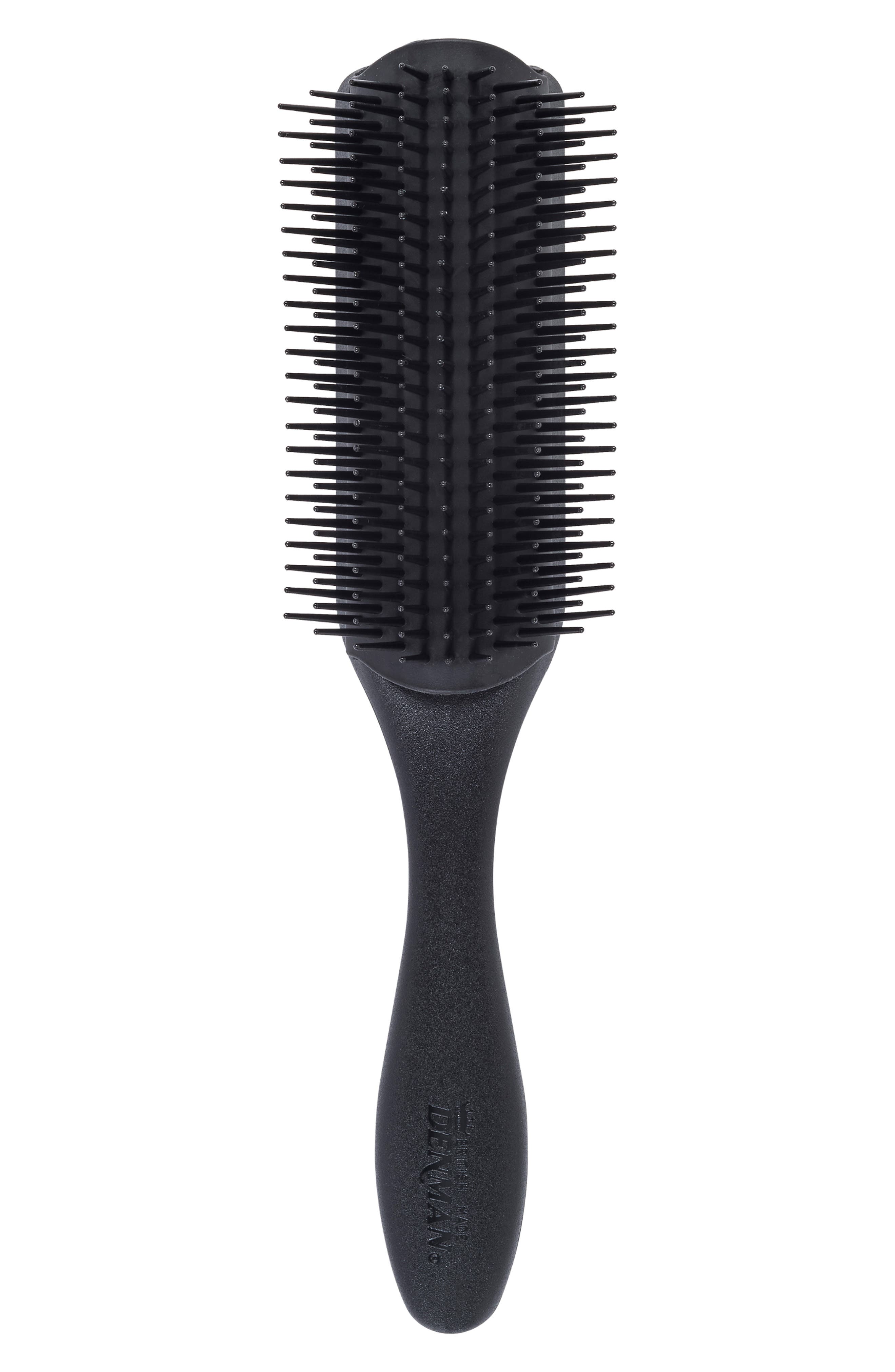 DENMAN D4 Original Curl Definer & Styler 9 Row in Black With Black Pad 