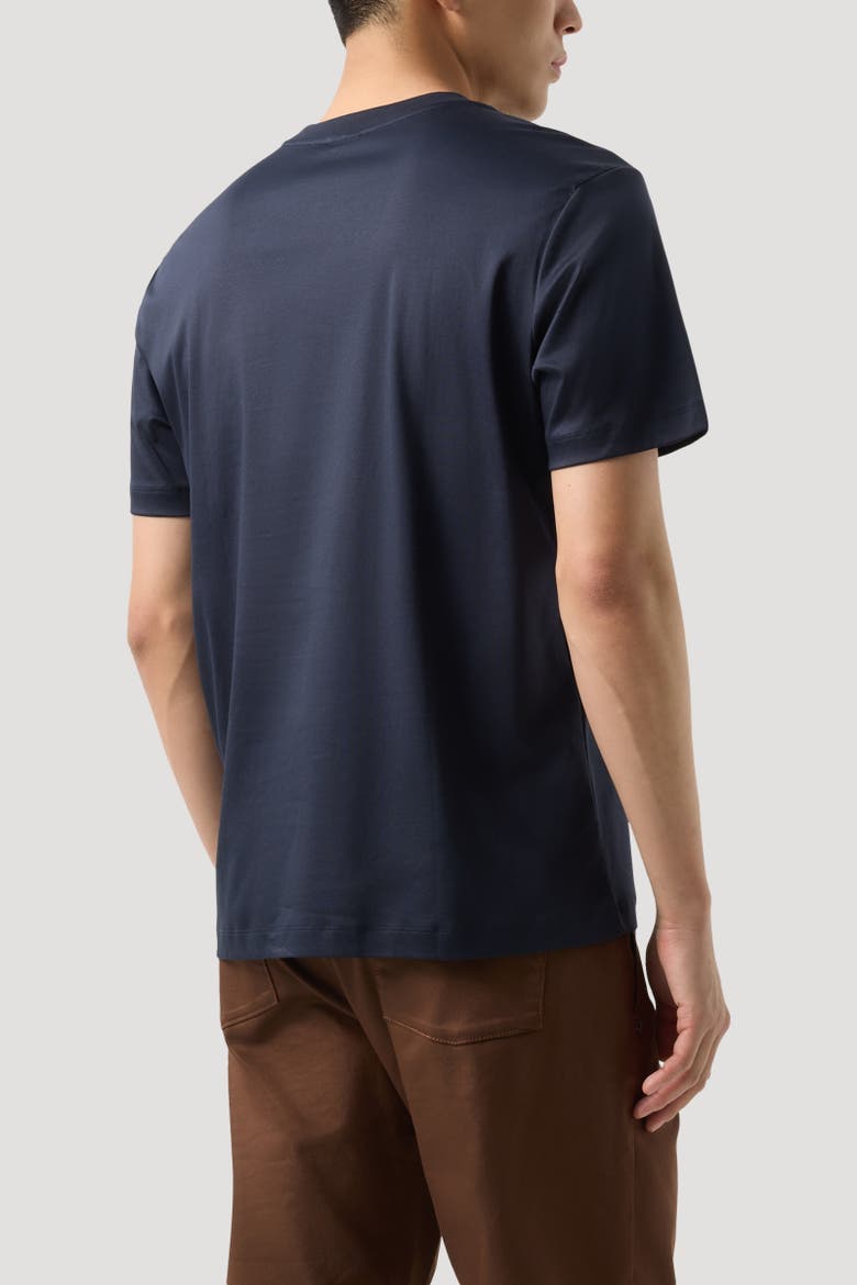 Cotton T-Shirt Lukas, Alternate, color, Navy blue