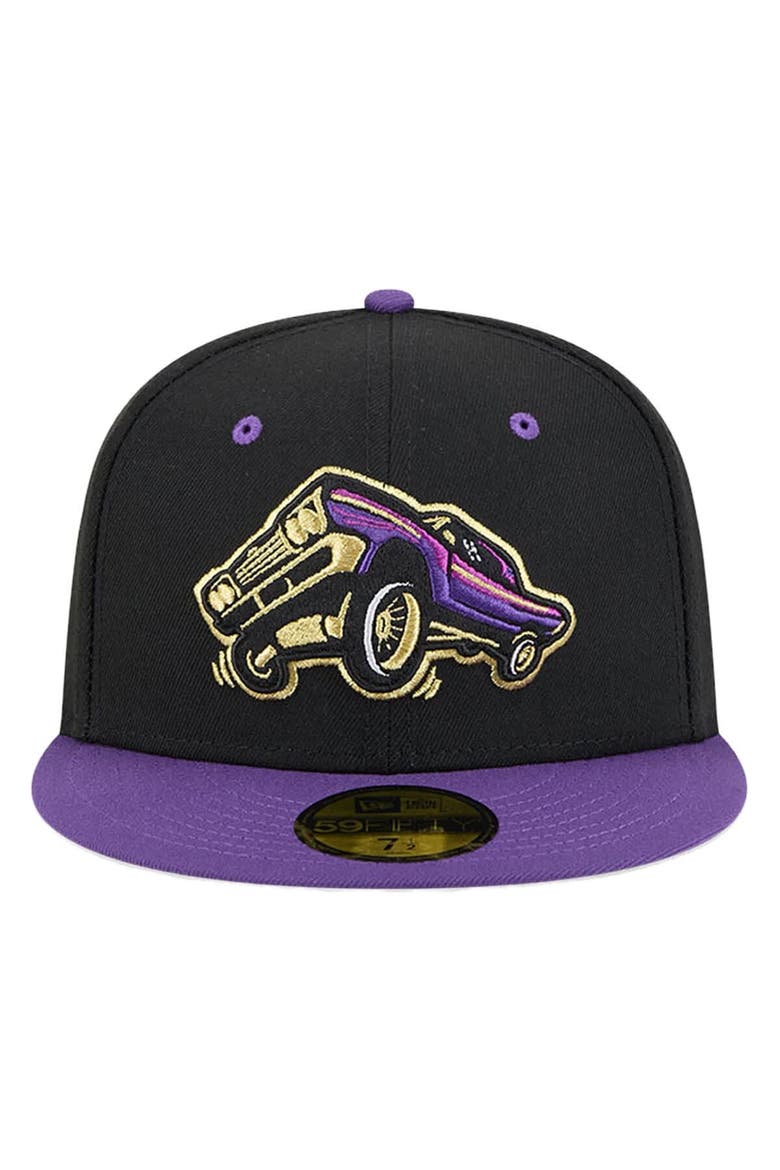 Men's New Era Black Fresno Grizzlies Copa de la Diversión 59FIFTY Fitted Hat, Alternate, color, Black