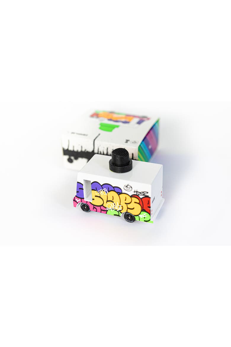 Black Graffiti Van, Alternate, color, Multi