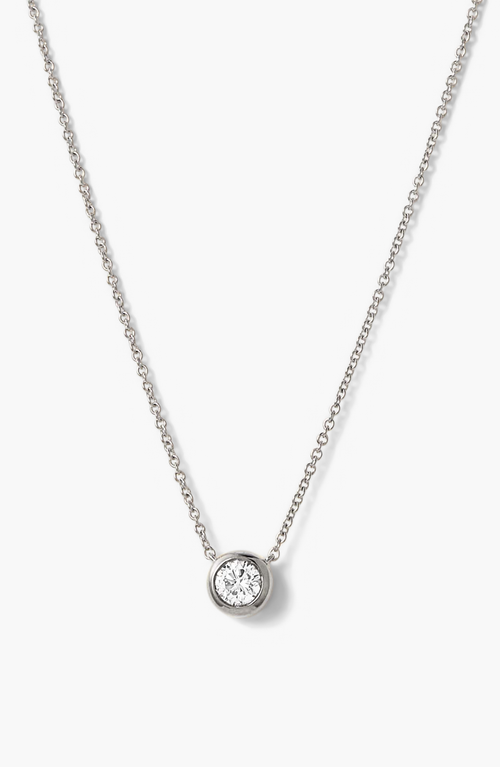 Large Diamond Necklace in White Gold by MEJURI at Nordstrom