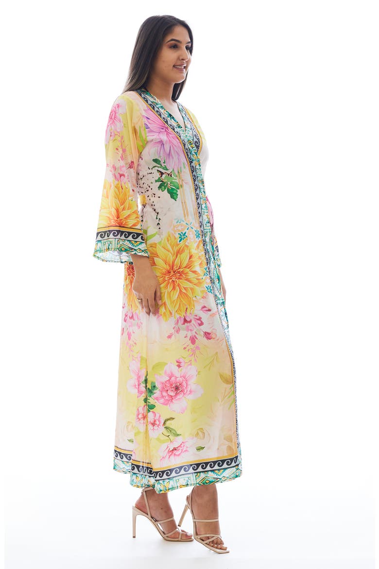 Floral Duster, Alternate, color, YELLOW