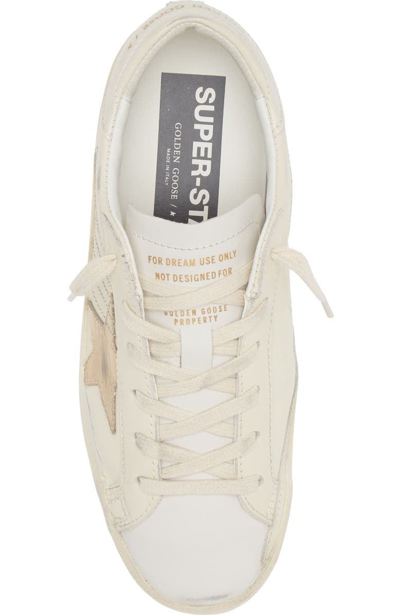 Golden Goose Super-Star Low Top Sneaker, Alternate, color, Milk/ Gold