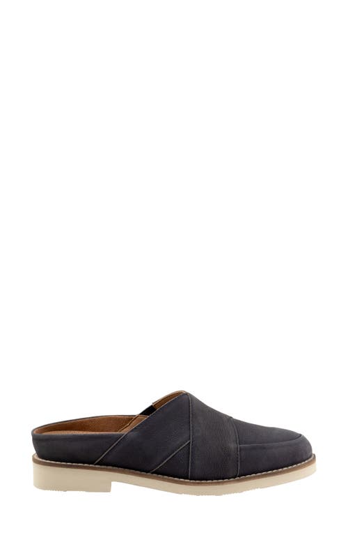 Softwalk ® Wessex Mule In Navy Nubuck