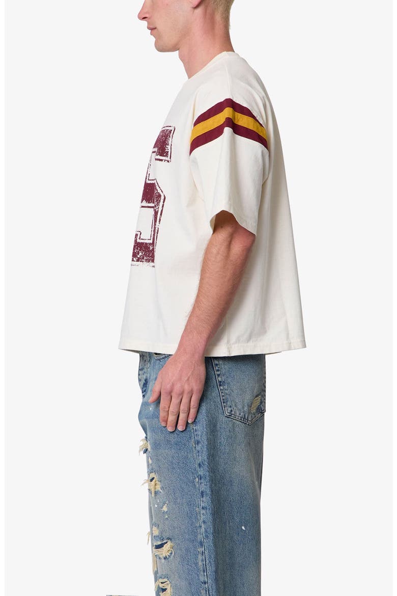 Varsity Graphic Tee, Alternate, color, WHITE/ RED