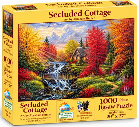 Secluded Cottage 1000 Piece Jigsaw Puzzle For Adults