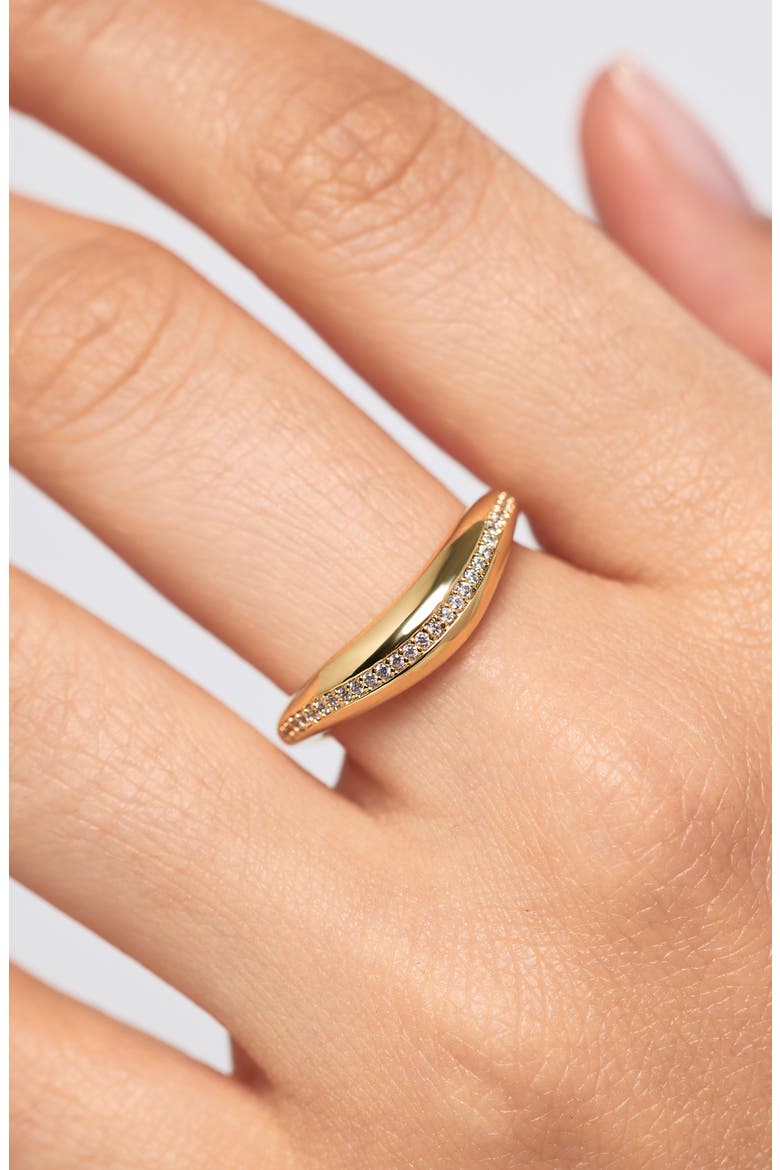 Stevie Pave Ring, Alternate, color, GOLD