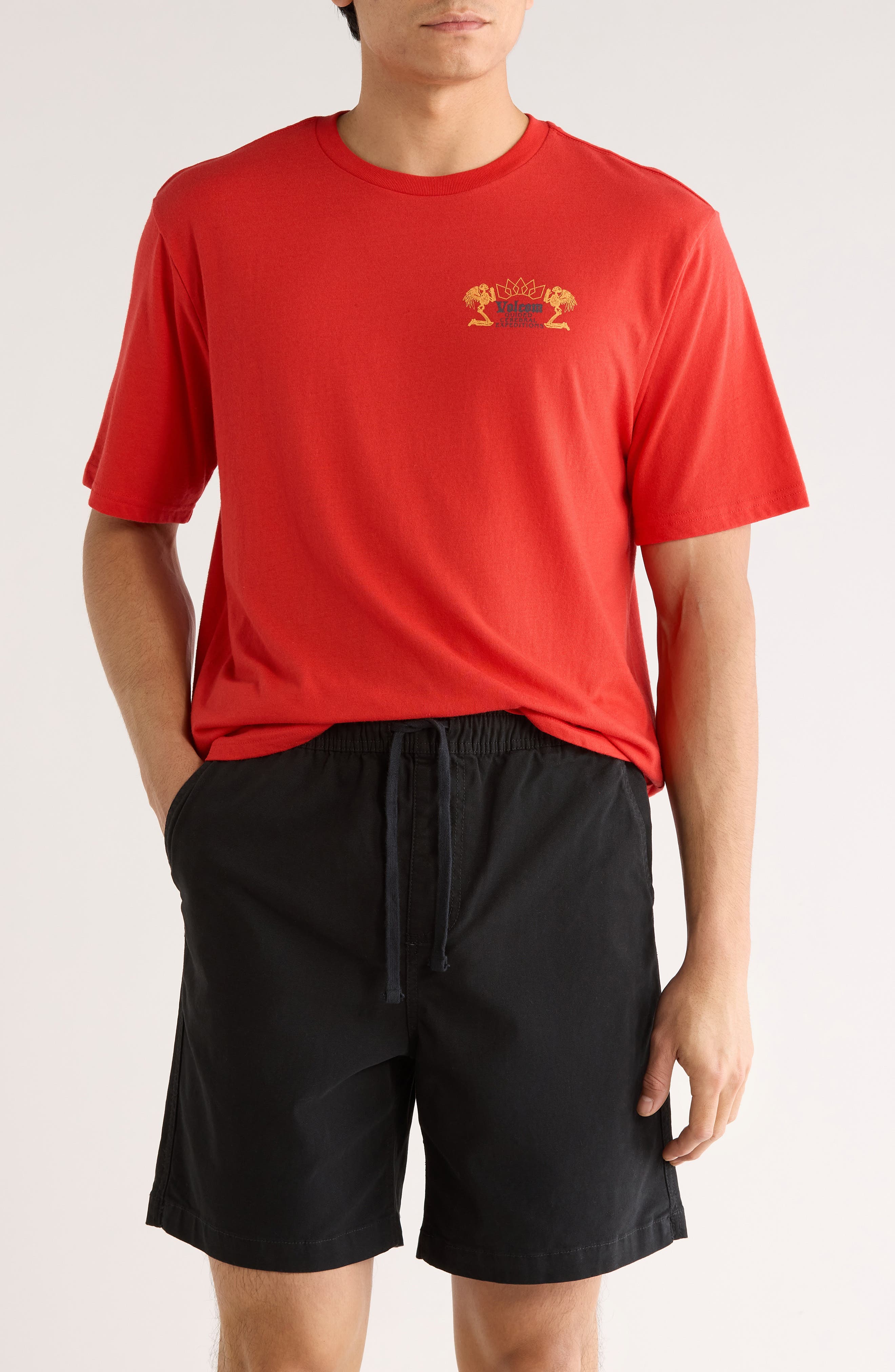 Volcom Cosmic Root Cotton Graphic T-Shirt