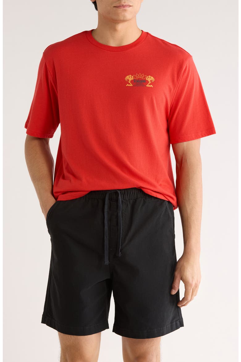 Cosmic Root Cotton Graphic T-Shirt, Main, color, RIBBON RED