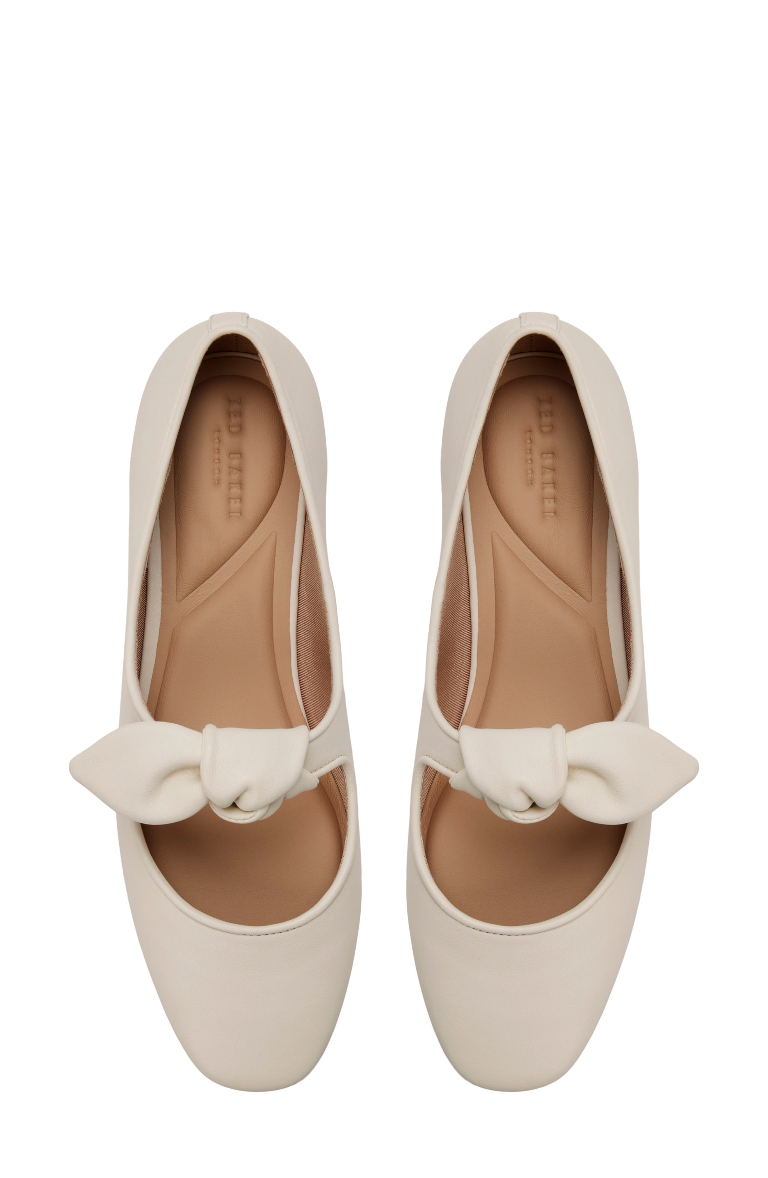 Clara Flat, Alternate, color, WHITE/ BONE