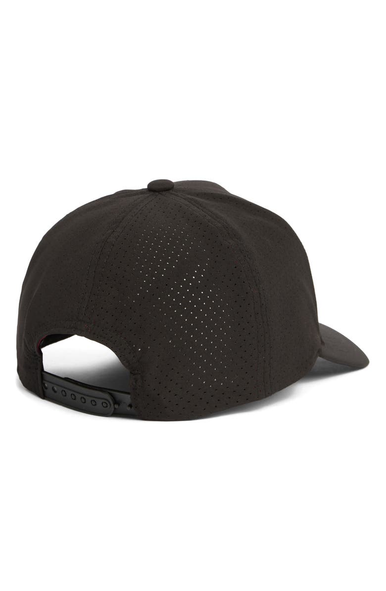SANTO STUDIO Logo 5-Panel Performance Baseball Hat, Alternate, color, Black