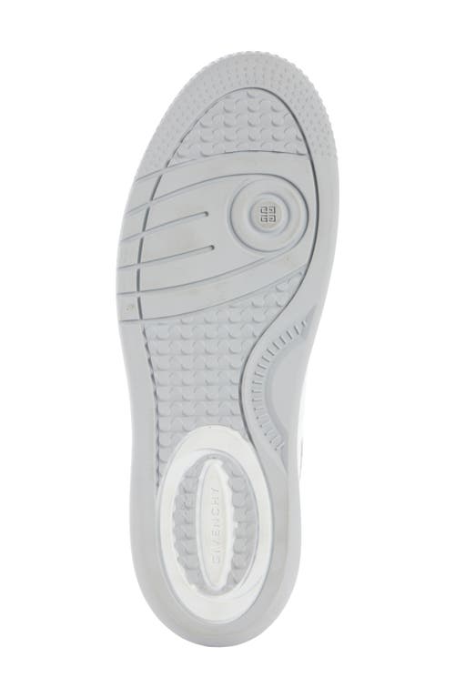 Givenchy G Move White Low Top Sneakers With Logo Detail On The Side In Leather Man In White/beige