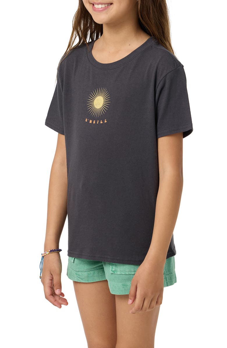 O'Neill Kids' Mystic Sun Angie Graphic T-Shirt, Alternate, color, 