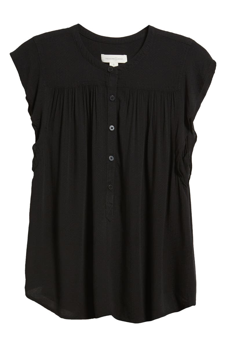 Treasure & Bond Flutter Sleeve Top, Alternate, color,