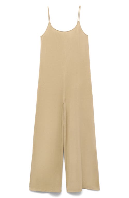 Mango Sleeveless Wide Leg Jumpsuit