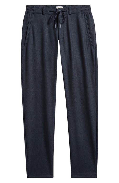 Brax Phil K Elastic Waist Stretch Jersey Pants In Blue