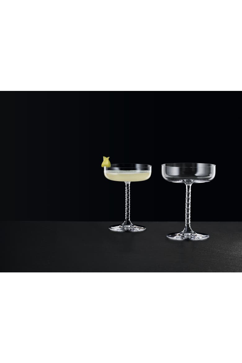 Bossa Nova Edition Set of 2 Cocktail Glasses, 8.5oz, Alternate, color, Clear