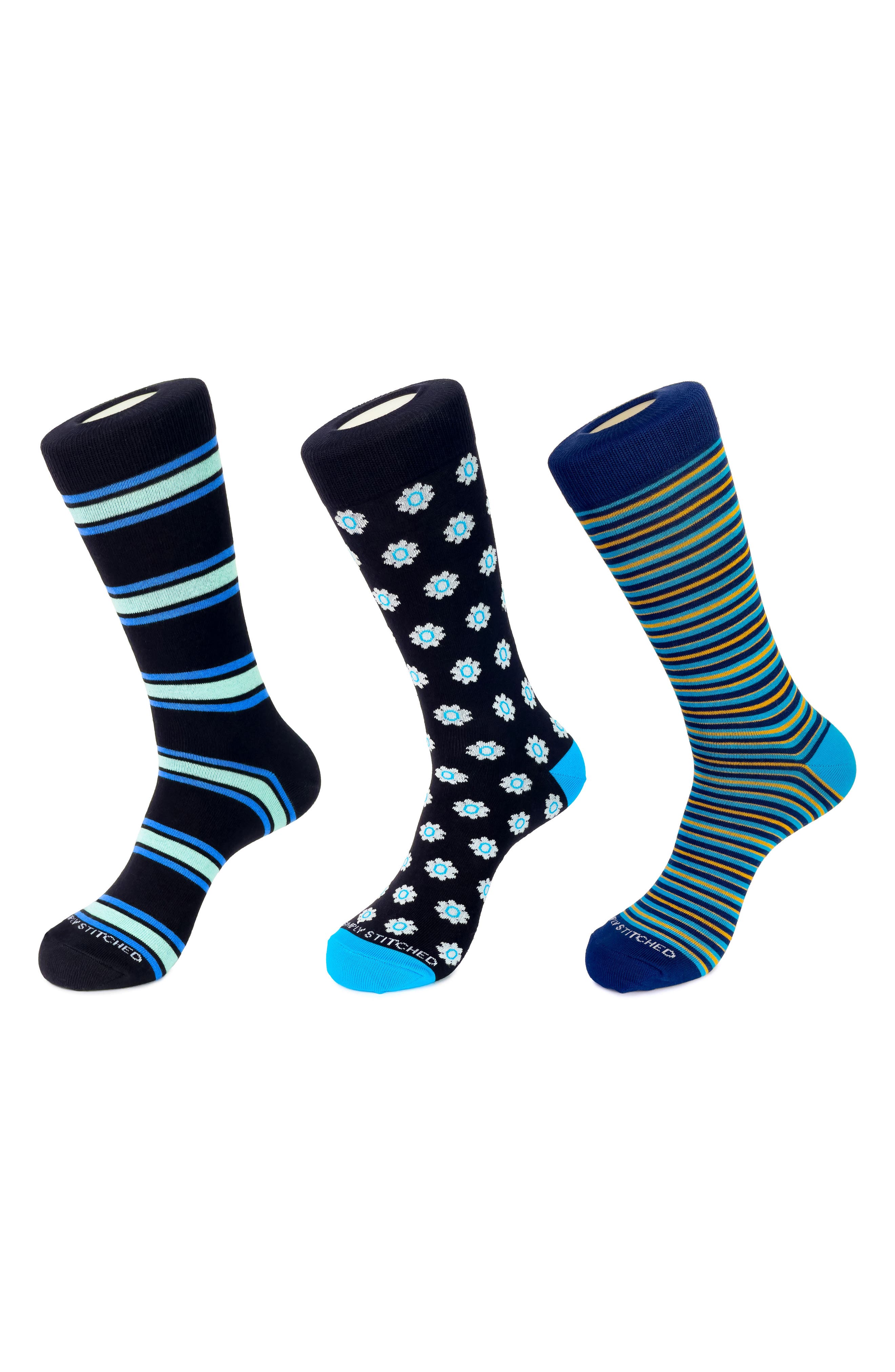 selected BLUE BLACK