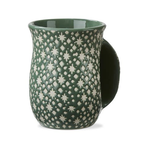 Twinkle Twinkle Handwarmer Mug Green Ceramic Dishwasher Safe