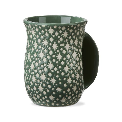 Tag Twinkle Twinkle Handwarmer Mug Green Ceramic Dishwasher Safe In Green