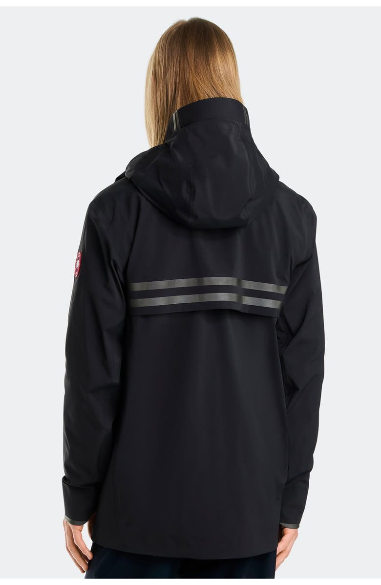 Canada Goose Nanaimo Rain Jacket, Alternate, color, Black